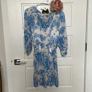 Club Monaco sheer (w removable liner) dress - Size 0